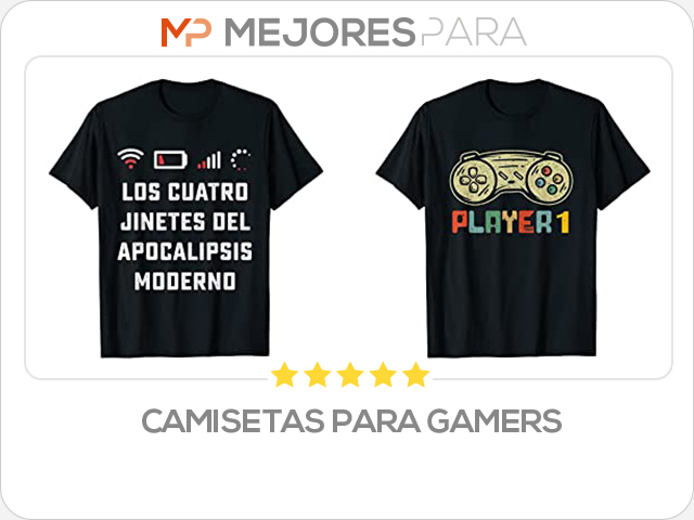 camisetas para gamers