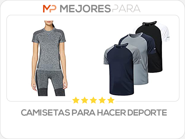 camisetas para hacer deporte