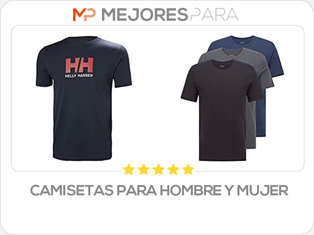 camisetas para hombre y mujer