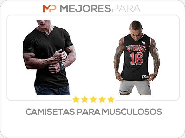 camisetas para musculosos