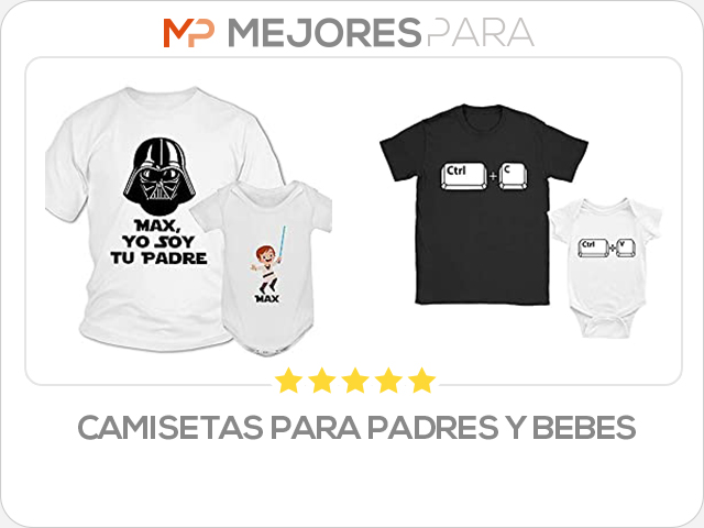 camisetas para padres y bebes