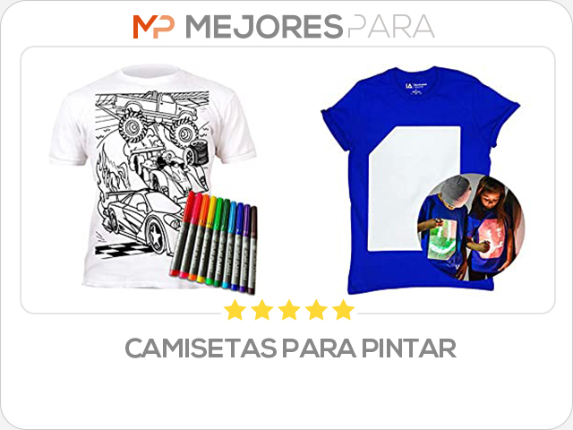 camisetas para pintar