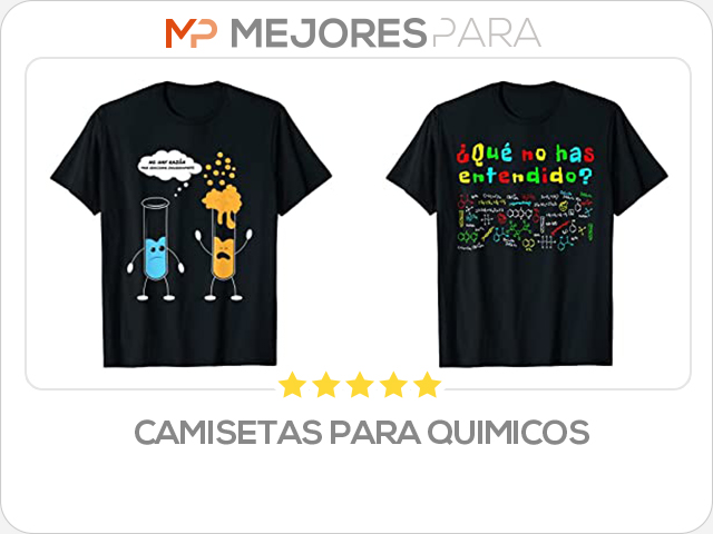 camisetas para quimicos