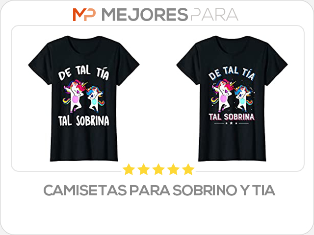 camisetas para sobrino y tia