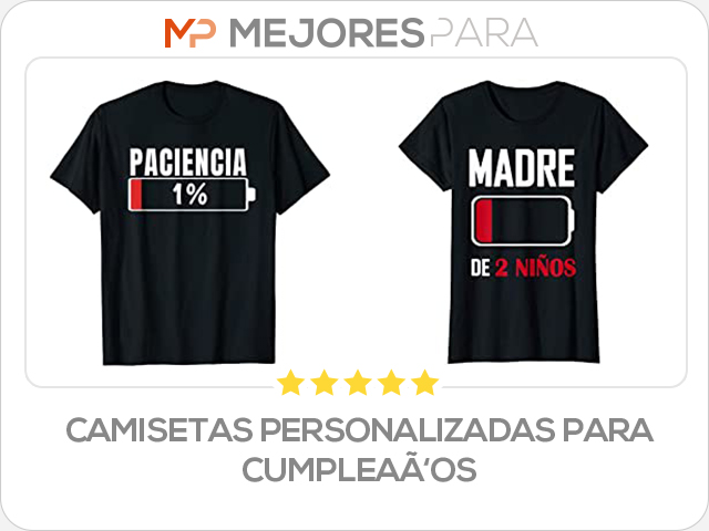 camisetas personalizadas para cumpleaños