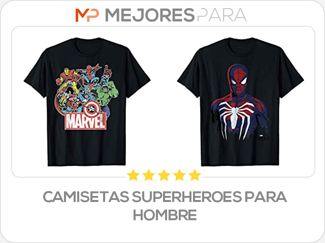 camisetas superheroes para hombre