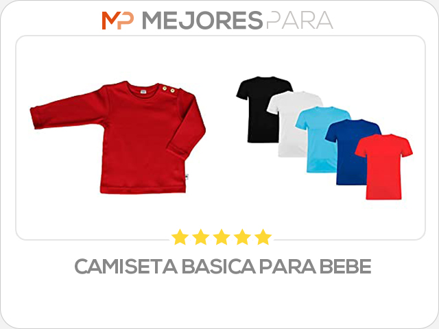 camiseta basica para bebe