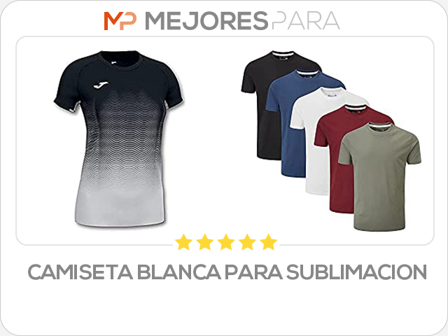 camiseta blanca para sublimacion