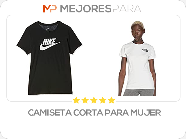 camiseta corta para mujer