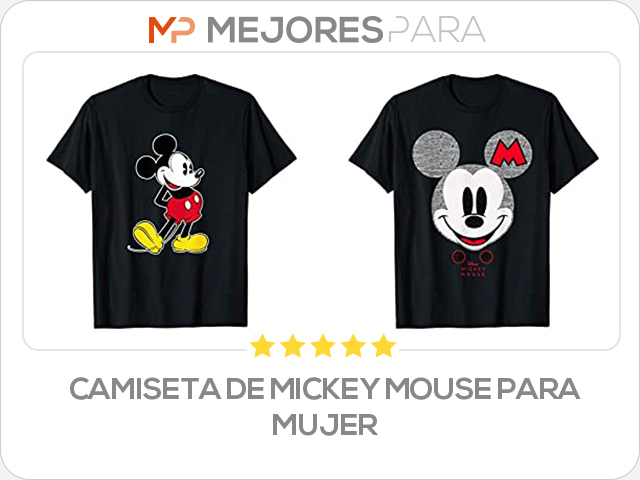 camiseta de mickey mouse para mujer