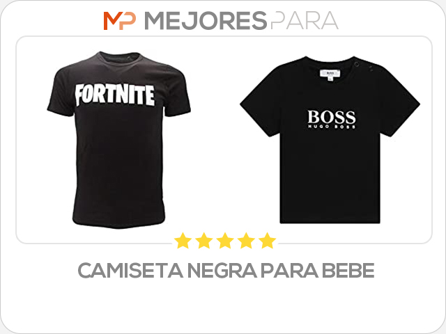 camiseta negra para bebe