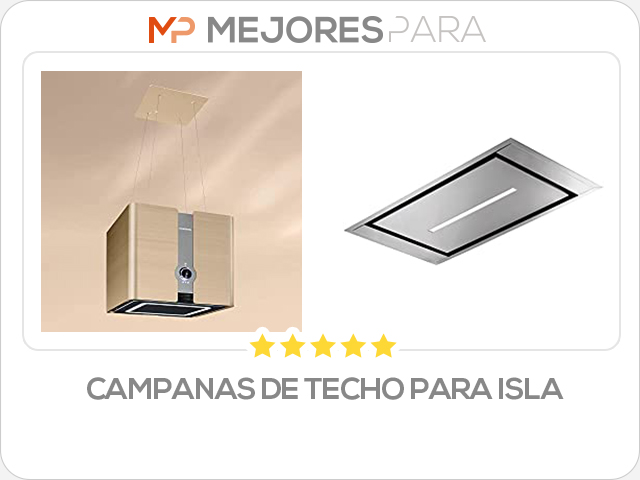 campanas de techo para isla