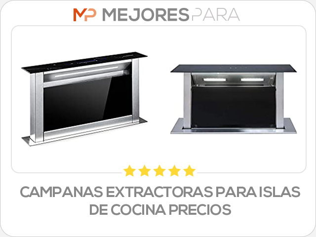 campanas extractoras para islas de cocina precios