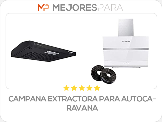 campana extractora para autocaravana