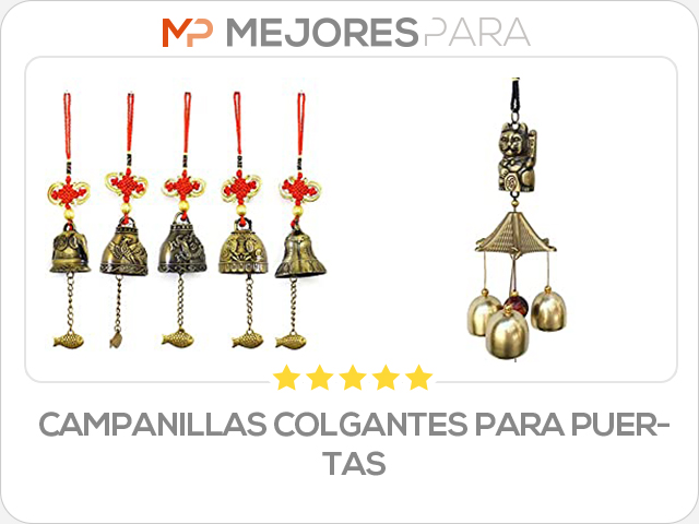 campanillas colgantes para puertas