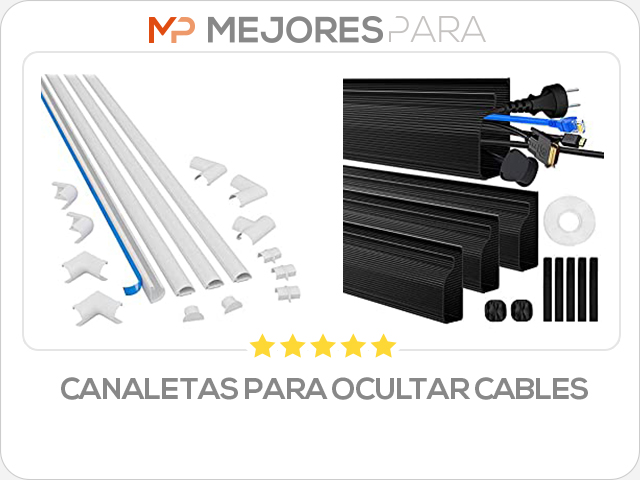 canaletas para ocultar cables