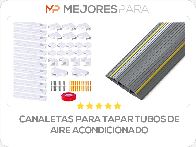 canaletas para tapar tubos de aire acondicionado