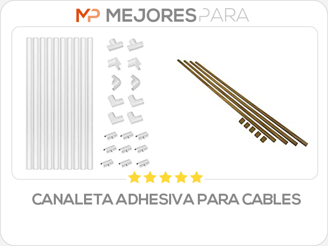 canaleta adhesiva para cables