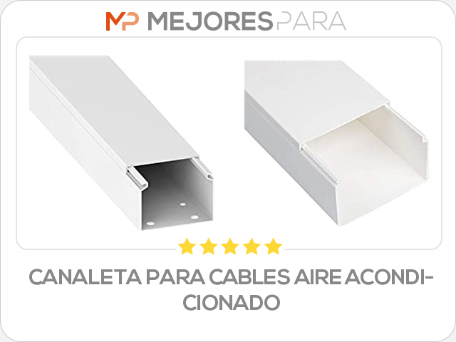 canaleta para cables aire acondicionado