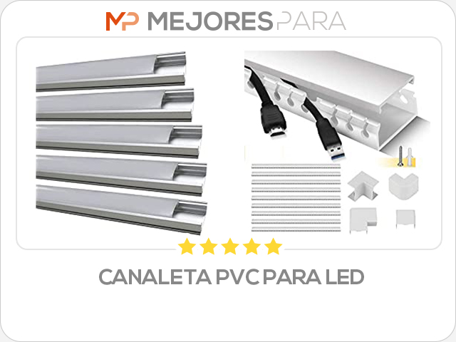 canaleta pvc para led