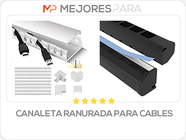 canaleta ranurada para cables