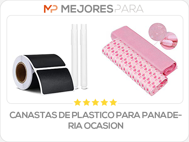 canastas de plastico para panaderia ocasion