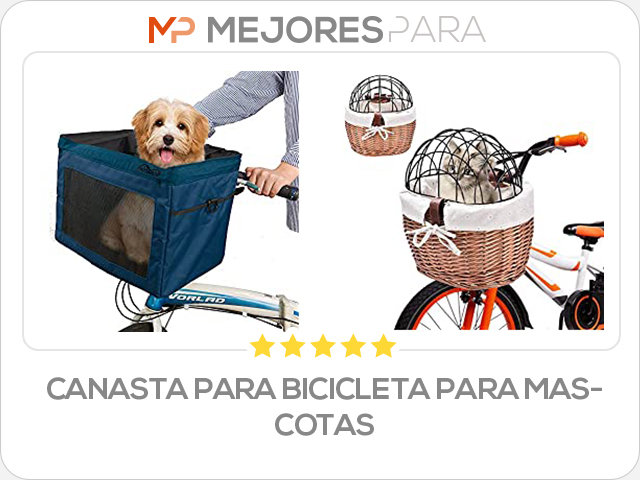 canasta para bicicleta para mascotas