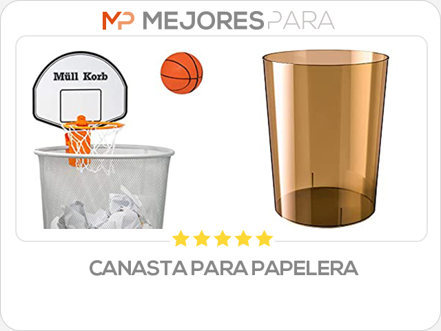 canasta para papelera