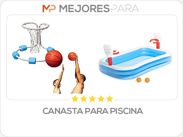 canasta para piscina