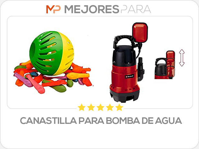 canastilla para bomba de agua