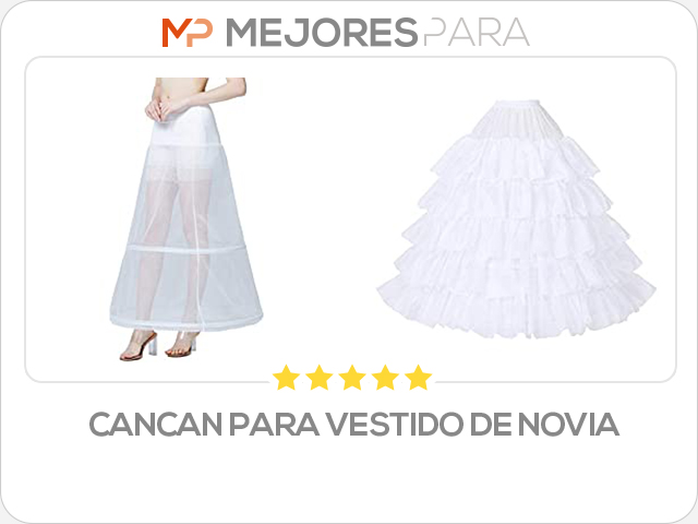 cancan para vestido de novia