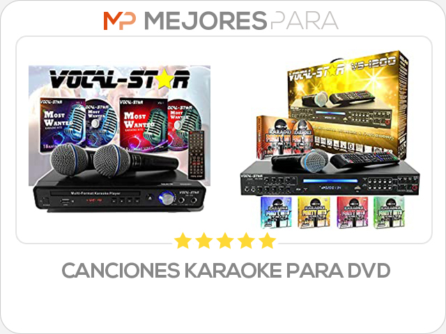 canciones karaoke para dvd