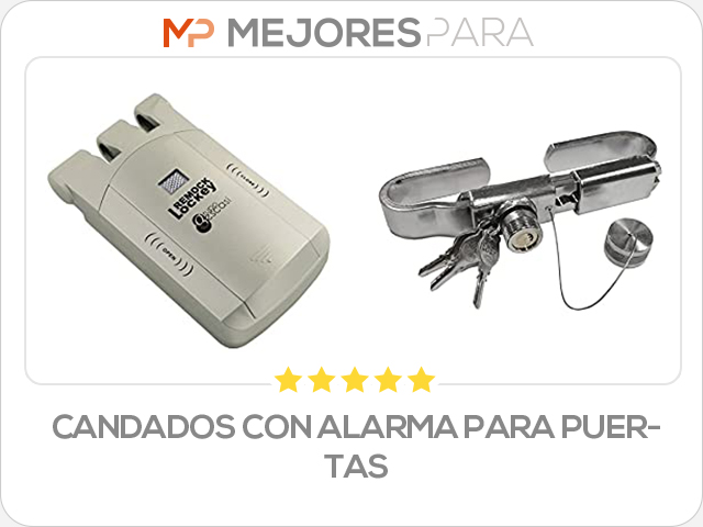 candados con alarma para puertas