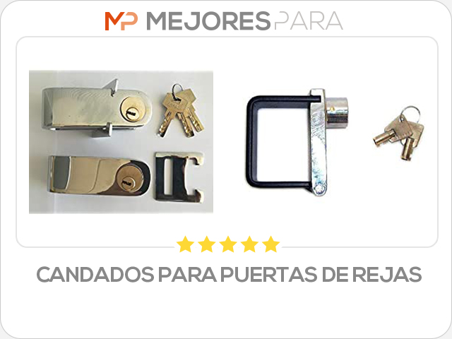 candados para puertas de rejas