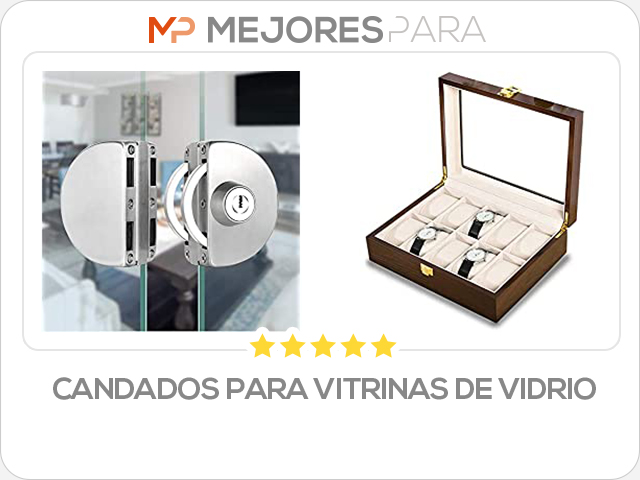 candados para vitrinas de vidrio