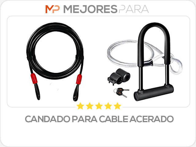 candado para cable acerado