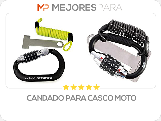 candado para casco moto