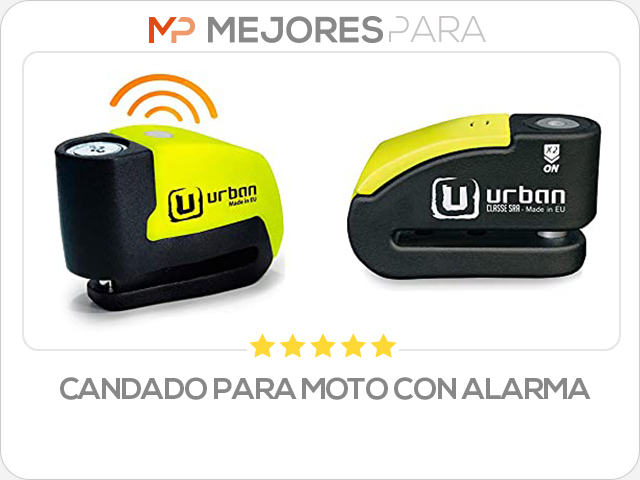 candado para moto con alarma