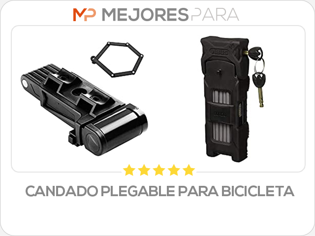 candado plegable para bicicleta