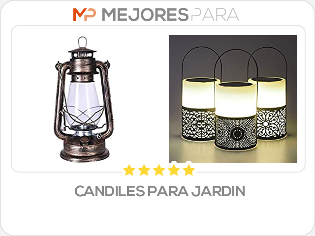 candiles para jardin