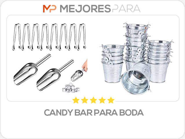 candy bar para boda