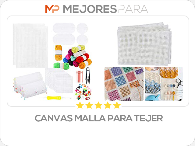 canvas malla para tejer