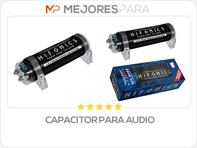 capacitor para audio