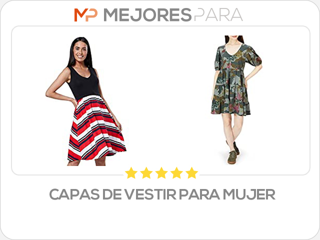 capas de vestir para mujer