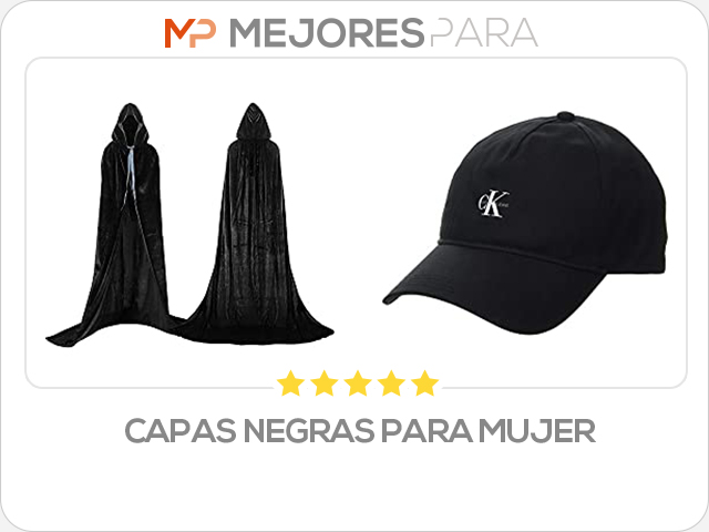 capas negras para mujer