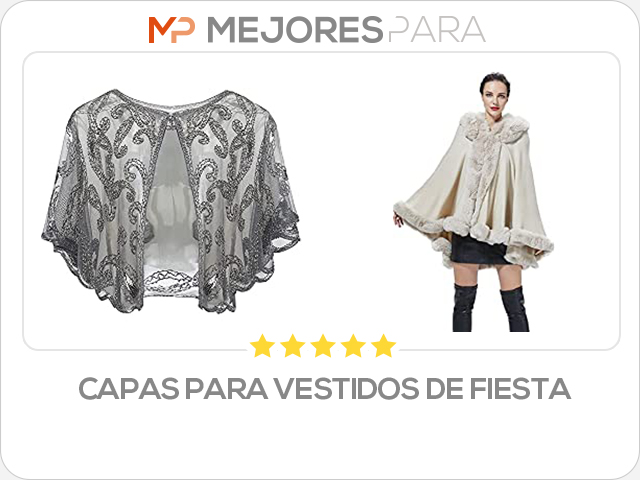 capas para vestidos de fiesta