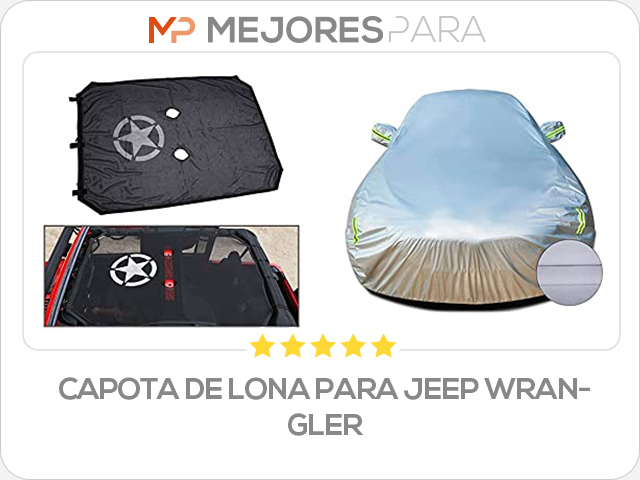 capota de lona para jeep wrangler