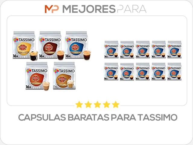 capsulas baratas para tassimo