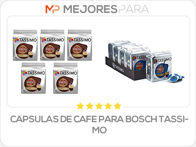 capsulas de cafe para bosch tassimo