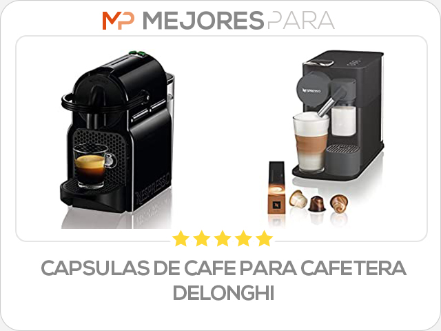 capsulas de cafe para cafetera delonghi